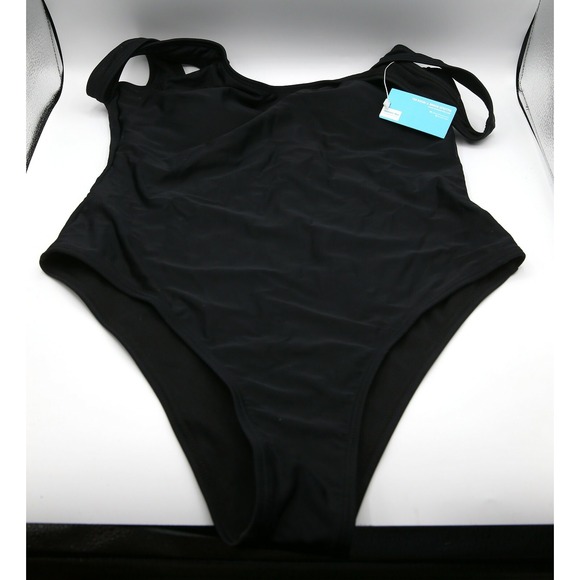 Summer Mae Other - Summer Mae One Piece Retro U Back Swimsuit Tummy Control Padding, Black, Size L